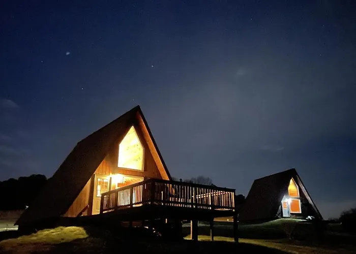 Most Private A-Frame, Hot Tub, Stargaze