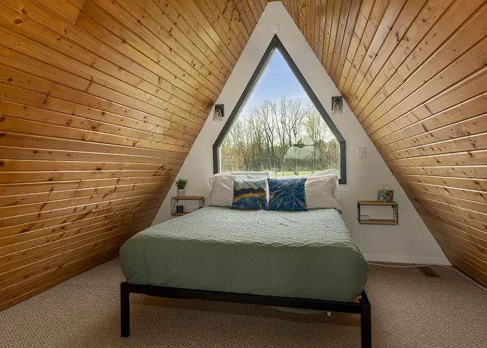 Most Private A-Frame, Hot Tub, Stargaze Holiday home *