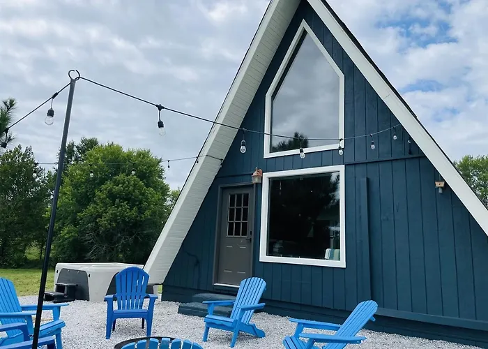 Most Private A-Frame, Hot Tub, Stargaze *
