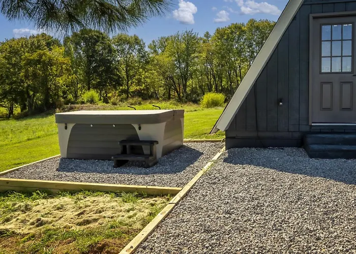 Most Private A-Frame, Hot Tub, Stargaze *